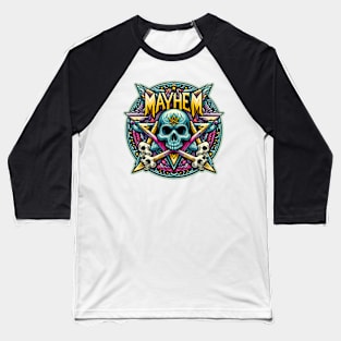 The Psychedelic Mayhem Baseball T-Shirt